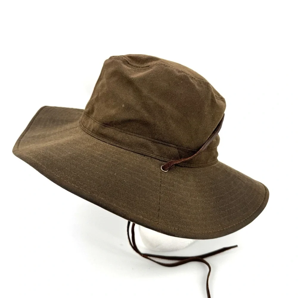 Dorfman Pacific Bucket Hat Size Medium Brown Bendable Indie Jones Style